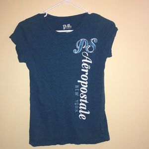 P.S. Aeropostale- Girls blue Aeropostale t-shirt!